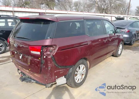 2015 Kia Sedona Lx из США, поврежденный, VIN KNDMB5C12F6032709